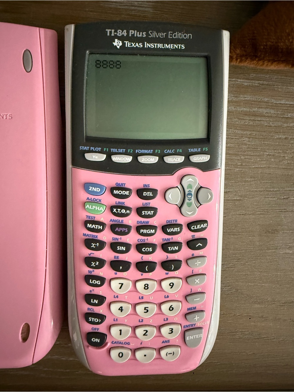 Texas Instruments TI-84 Plus Silver Edition Pink Graphing Calculator